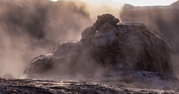 Geyser, early morning